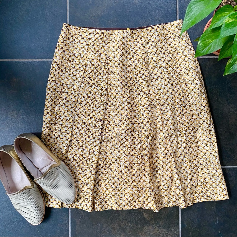 Beautiful patterned pleated skirt
